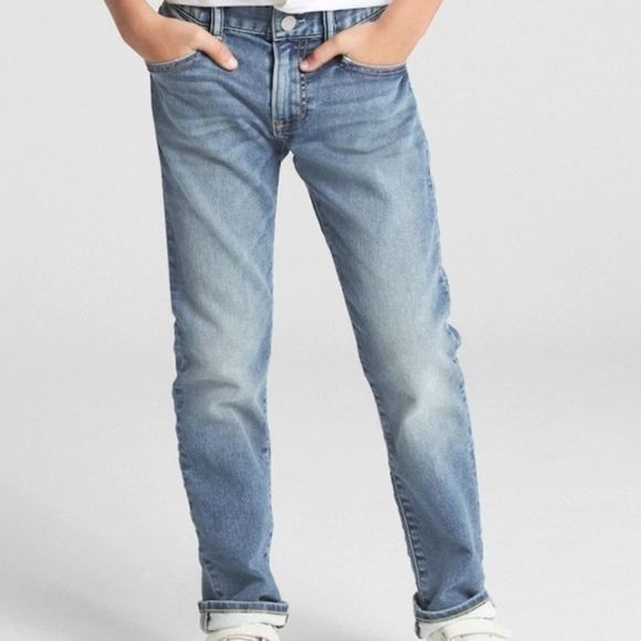 GAP Blue Jeans Classic Straight-Leg Style - Picture 1 of 8